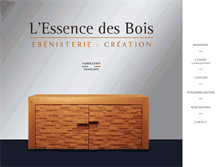 Tablet Screenshot of essence-des-bois.fr